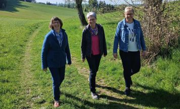 Gemeinsam trauern bei einer Wanderung in Rohrbach-Berg