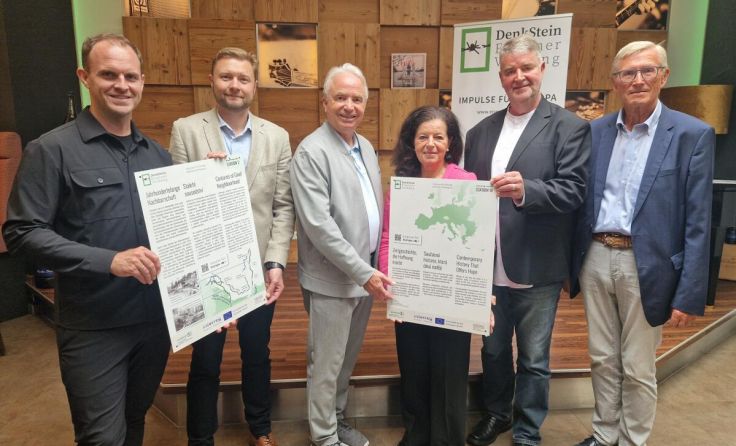 Die Projektpartner freuen sich auf die Eröffnung des DenkWeges. (Foto: Fellhofer)