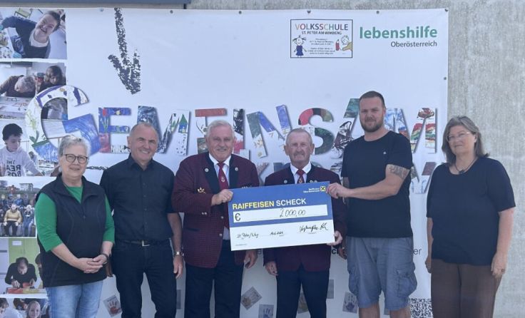 Spendenübergabe des Kameradschaftsbundes an die Lebenshilfe (Foto: privat)
