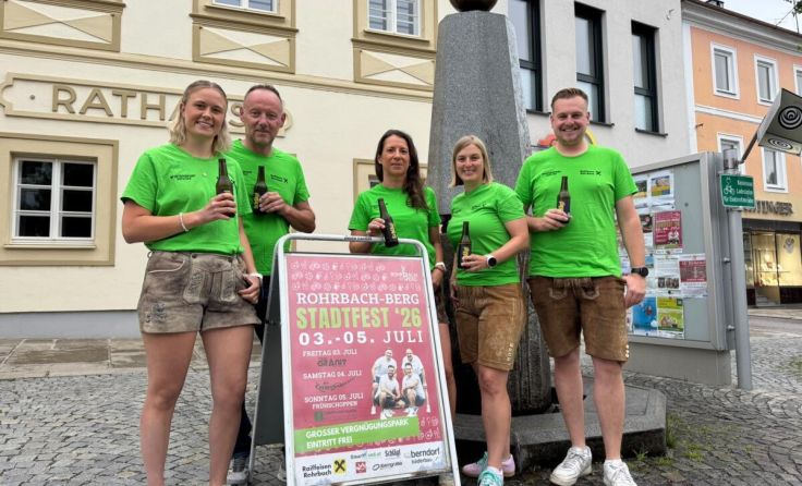 Das Organisationskomitee lädt zum Stadtfest ein. (Foto: Kultur- und Eventverein Rohrbach-Berg)