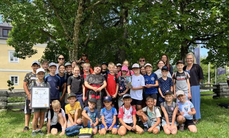 Klaffegger Volksschüler im Stift Schlägl zu Gast (Foto: Stift Schlägl)