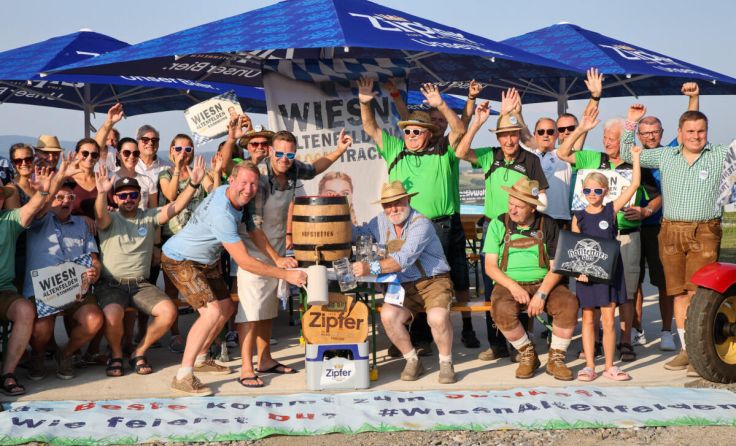 Mit dem Bieranstich am 1. August startete auch der Ticket-Vorverkauf. (Foto: Granitland Oktoberfest)