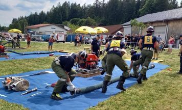 100 Jahre Feuerwehr St. Stefan am Walde werden mit Nasslöschbewerb gefeiert