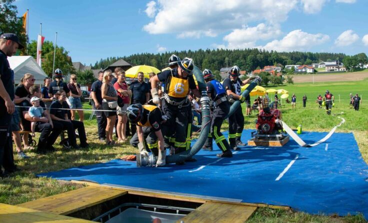 Nasslöschbewerb in St. Stefan-Afiesl (Foto: BFK Rohrbach/Pühringer)