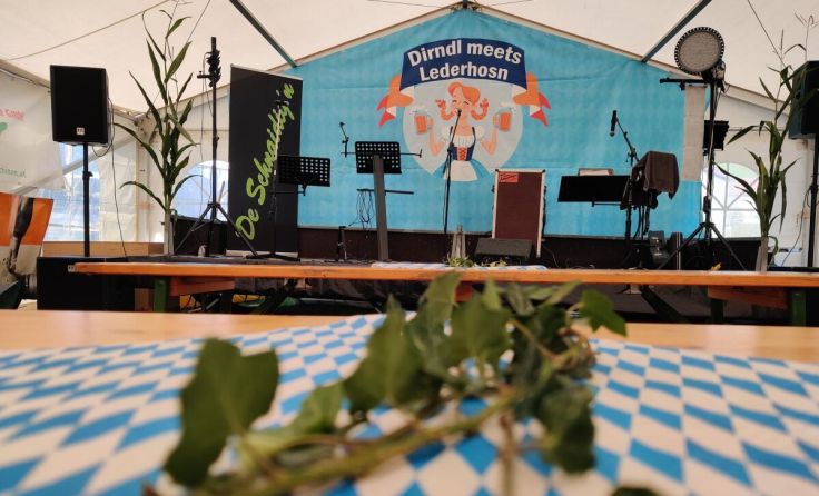 Alles ist schon für das große Fest vorberietet. (Foto: FF Mistlberg)