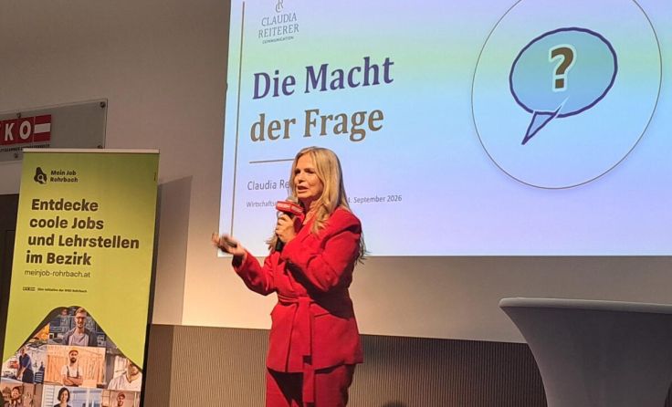 Claudia Reiterer stellte in Rohrbach-Berg die richtigen Fragen. (Foto: Hanner)