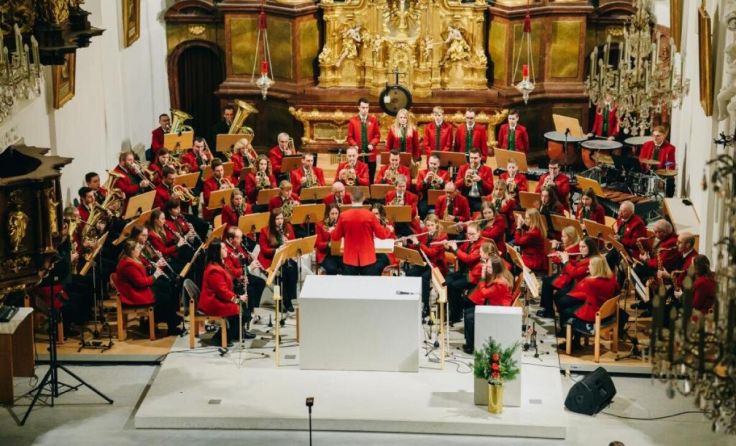 Die Rohrbacher Musiker nehmen mit auf die Titanic. (Foto: Stadtmusikkapelle Rohrbach-Berg)