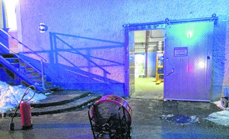 In der Brauerei brannte es