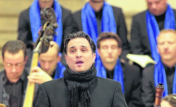 Tenor Markus Forster singt Passionsmusik in Schlägl.