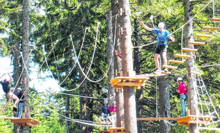 Der Hochseilpark Böhmerwald startet am 1. Mai in die neue Saison. 