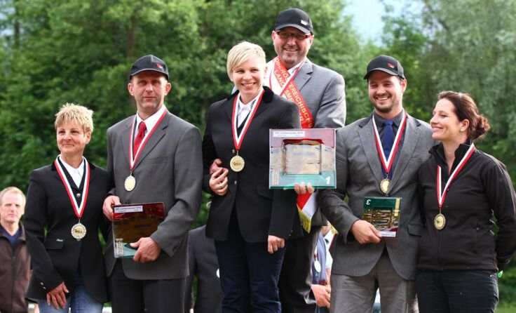 Die Fleischmanns wurden in Micheldorf Landesmeister und Vize-Landesmeister.