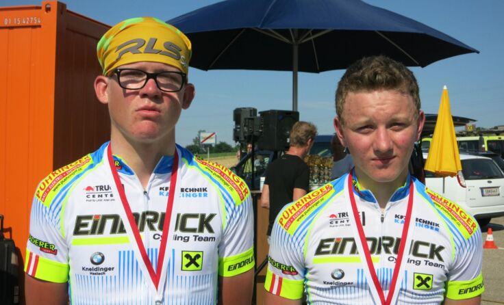 Christian König und Fabian Thumfart holten Gold und Bronze bei der Landesmeisterschaft.
