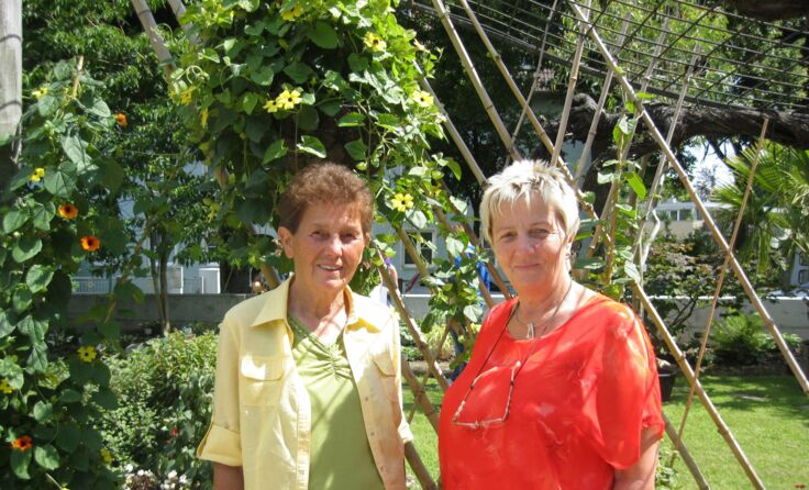 Maria Hofer und Frieda Scheibelberger sind Ansprechpartner für pflegende Angehörige.