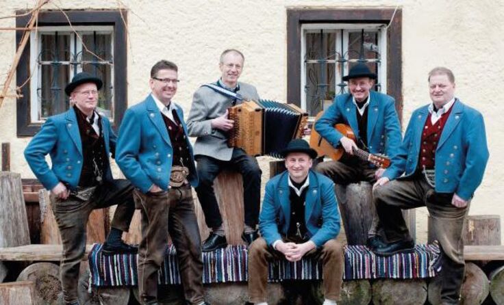 Die Krammerer Sänger aus dem Innviertel sind beim Gstanzlsinga mit dabei.