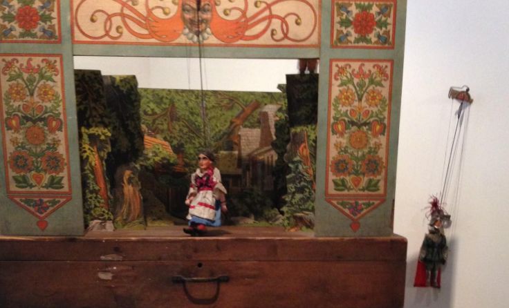 Eine tschechische Wanderbühne kann in der Kunsthalle bestaunt werden.