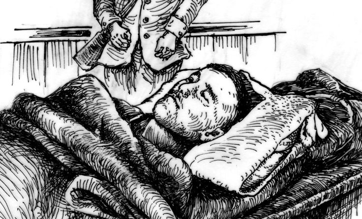 Der sudetendeutsche Freikorpsmann wurde von seinen Kameraden ohne Waffe und Stiefel geborgen.