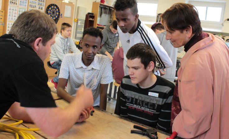 In den Poly-Werkstätten durften die jungen Besucher selbst aktiv werden. Foto: Gahleitner