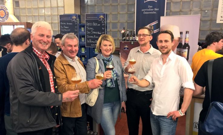 Bier mit Charakter aus der Schlägl Stiftsbrauerei konnte beim Craft Bier Festival verkostet werden.