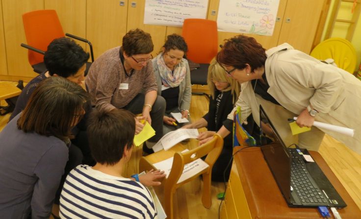 Beim Treffen gab es Anregungen und Ideen für mehr Gesundheit in den Kindergärten.