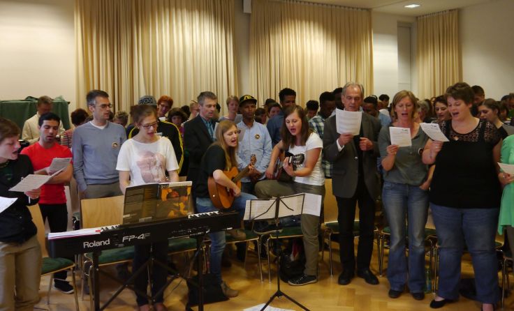 Gemeinsames Singen verbindet.