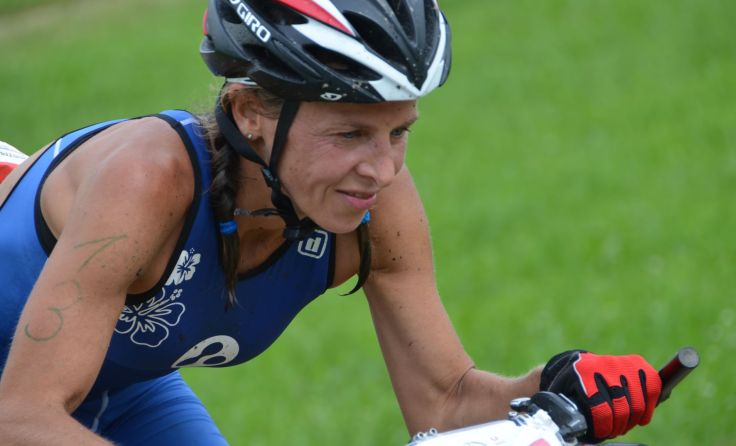Elke Innerebner kam mit vier Minuten Vorsprung ins Ziel. Foto: Manfred Märzinger
