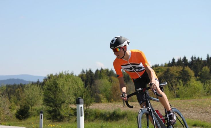 Christian Oberngruber gewann den Eddy Merckx Radmarathon in Fuschl am See.