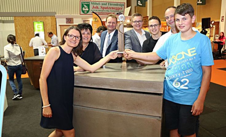 Zweiter Preis für die OPUS Betonküche aus dem Hause Ebner. Foto: cityfoto.at