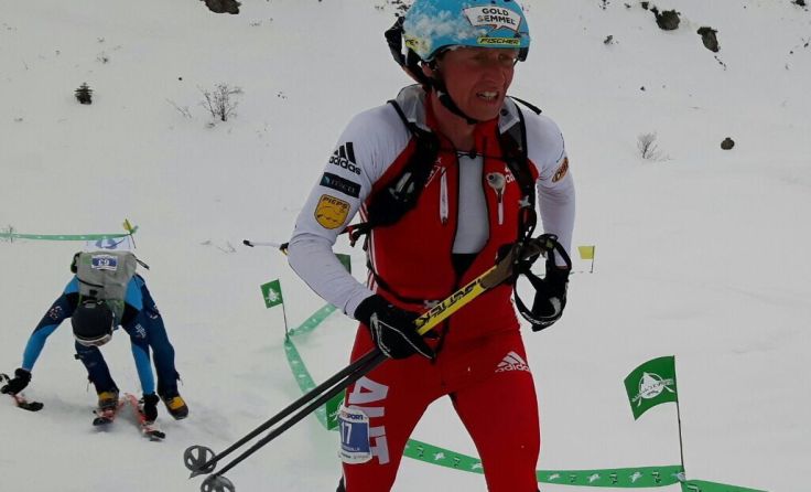 Christian Hoffmann beim gestrigen Individual-Rennen. Foto: Josef Gruber