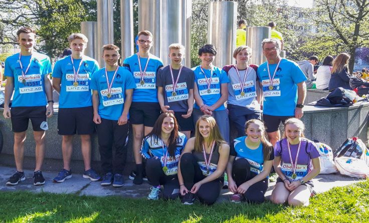 13 Läufer aus den BBS stellten sich der sportlichen Herausforderung. Foto: Stefan Praher
