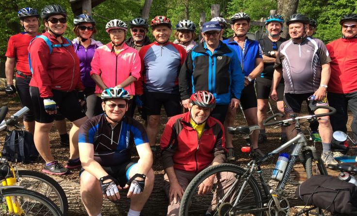 Bestes Wetter und gute Stimmung prägten die Radtour, die bis ins benachbarte Bayern führte. 