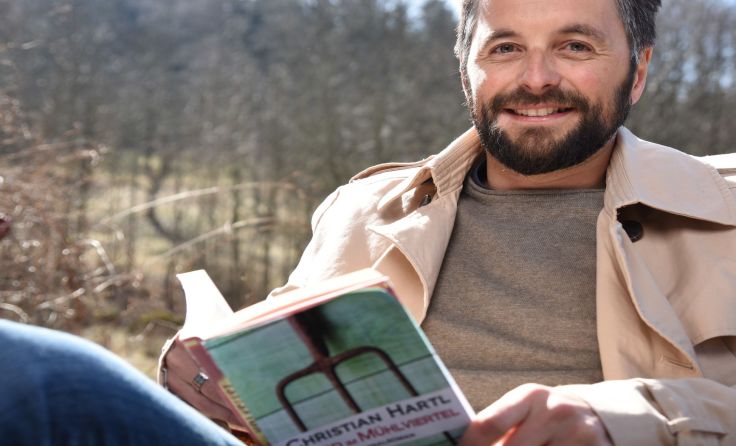 Christian Hartl stellt sein Buch "Mord im Mühlviertel" beim Haudum vor. Foto: Thomas Keplinger
