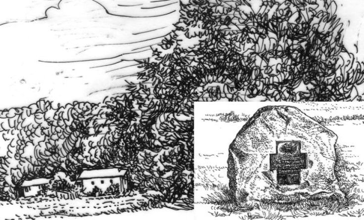Ein Denkmal erinnert an den tragischen Unfall auf dem Haagerberg im Jahr 1937.