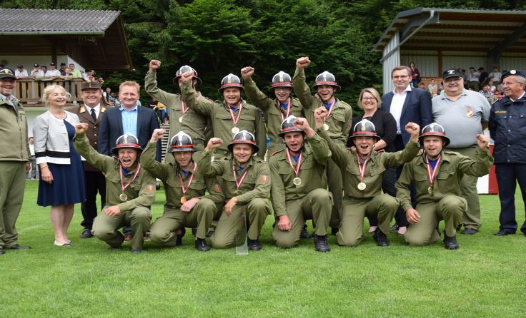 Die FF Hinterschiffl war in der Bezirksliga wieder eine Klasse für sich. Foto: Pfoser