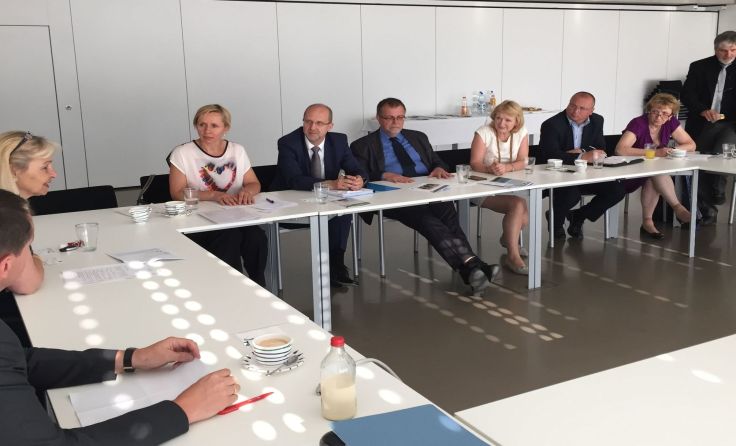 Die Gäste aus Tschechien informierten sich über Kommunalstrukturen in Oberösterreich.