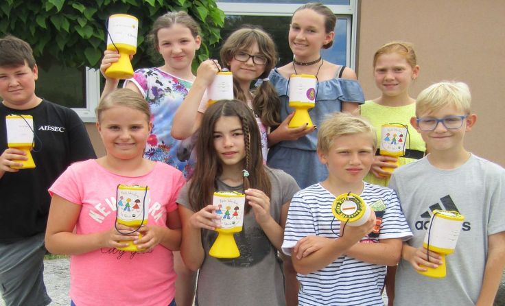 Die Lembacher Mittelschüler haben besonders eifrig für die Krebshilfe gesammelt.