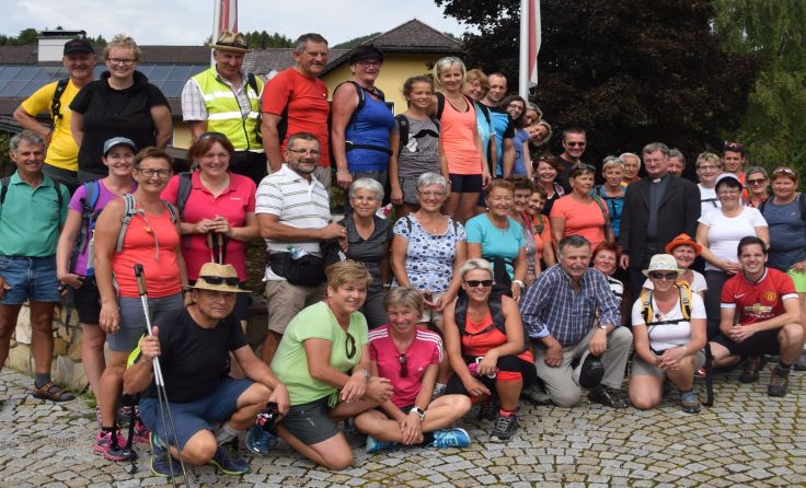 43 Niederkappler marschierten 65 Kilometer von Mattighofen nach St. Wolfgang.