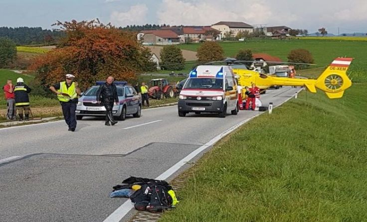 Ein schwerer Unfall ereignete sich gestern Nachmittag bei St. Martin. Foto: FF St. Martin