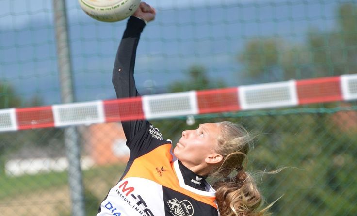 Foto: Anika Hartl in Aktion Manfred Lindorfer