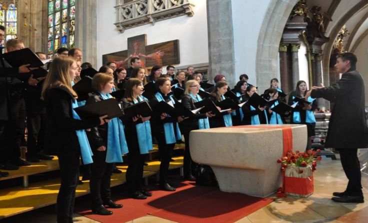 Der Konzertchor der Jugendkantorei Schlägl ist beim Adventkonzert dabei. Foto: JKS