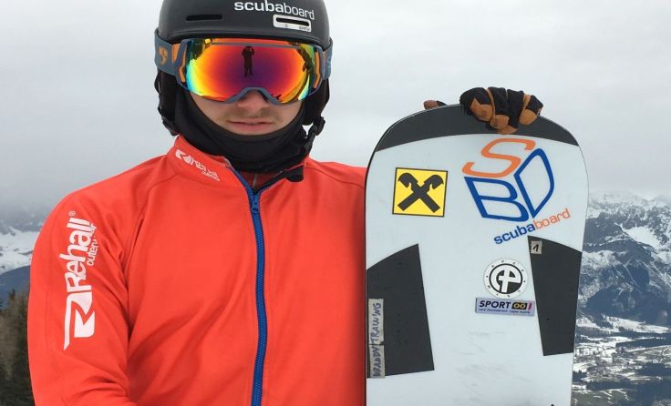 Andreas Kroh ließ seine Klasse aufblitzen. Foto: Snowboardclub Böhmerwald