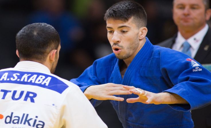 Joaquin Gomis steht für das UJZ Mühlviertel auf der Matte. Foto: Christian Fidler