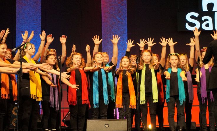 Schüler der Musikmittelschule Neufelden sind natürlich beim Vox & Brass dabei.