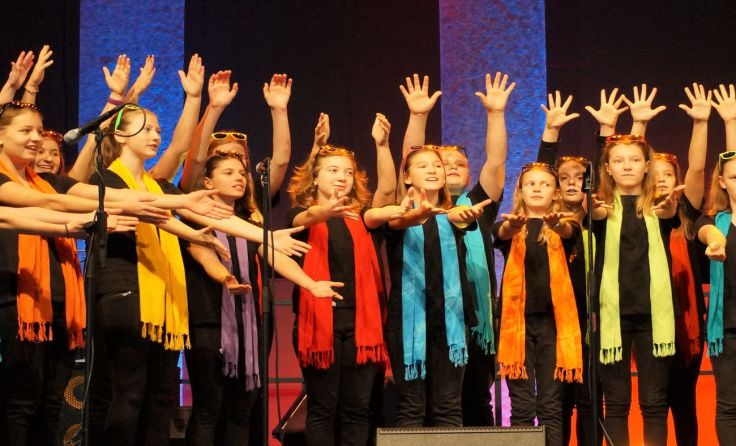 Die Musikmittelschüler aus Neufelden sind bei Vox&Brass dabei.