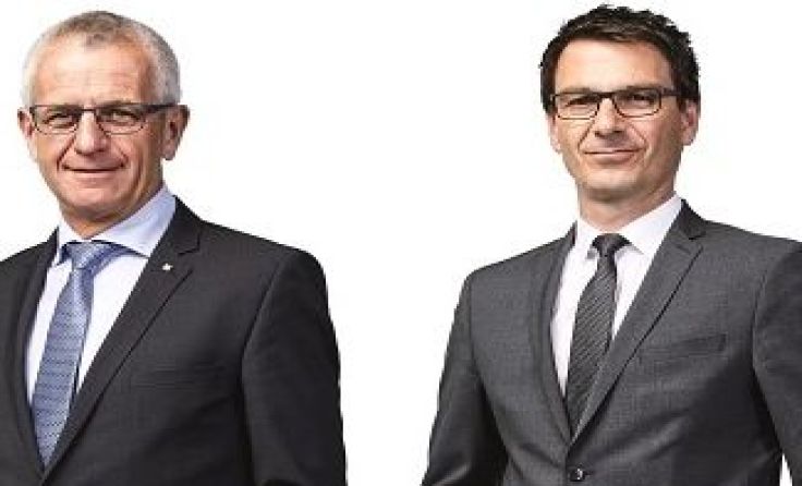 Die beiden Vorstände der fusionierten Raiffeisenbank Franz Erlinger (l.) und Christian Berger
