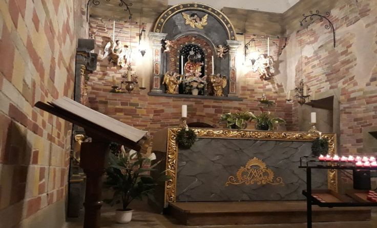 Die Loretokapelle wurde dem Original in Italien nachgebaut.