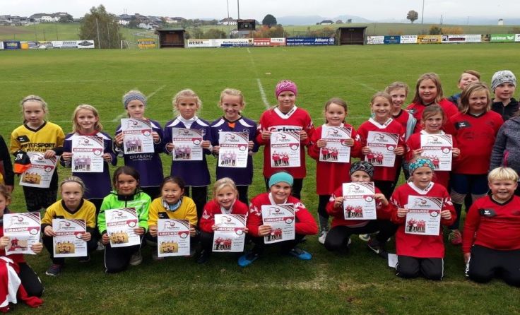 Insgesamt sieben Teams traten zum U10-Faustballturnier an. Foto: Norbert Gahleitner