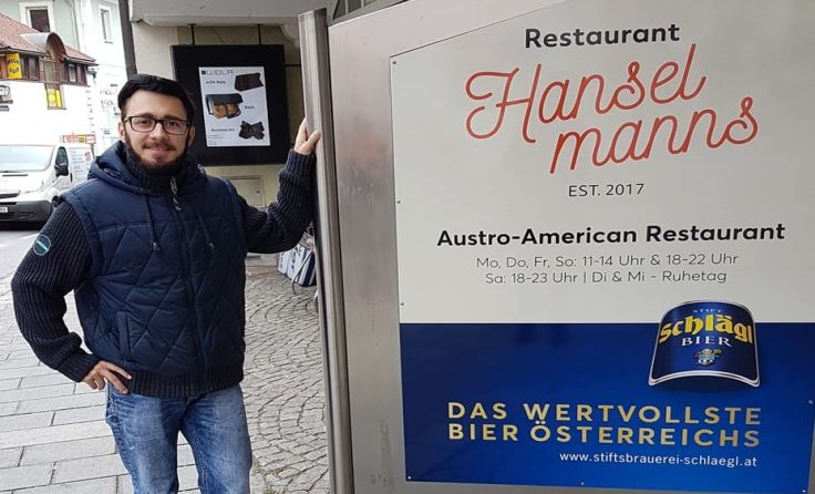 Kevin Weidinger hat am Samstag sein Burger- und Steakrestaurant eröffnet. Foto: Hanselmanns Burger