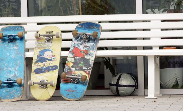 Leichter Einstieg aufs Skateboard Foto: Weihbold