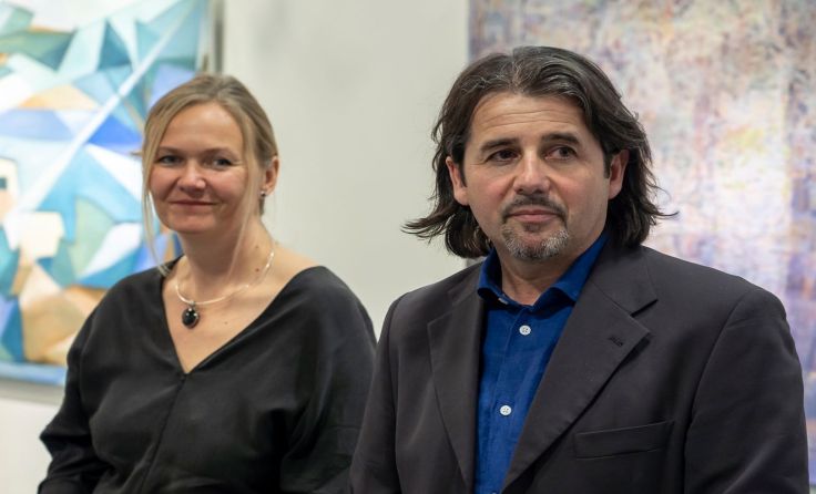 Lydia Wassner-Hauser und Thomas Paster stellen derzeit in Linz aus. Foto: Linz AG