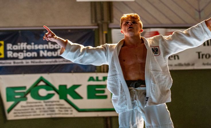 Wojtek Kanik punktete zweimal für das UJZ Mühlviertel. Foto: Christian Fidler